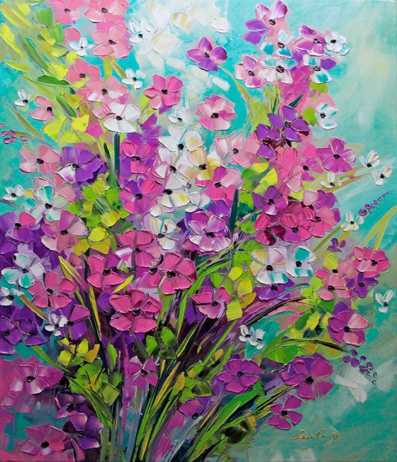 Flowers Painting - Spring Fields flowers