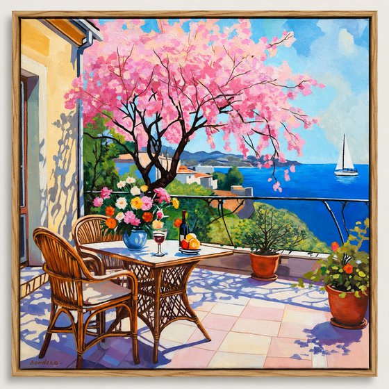 Mediterranean Terrace in Bloom
