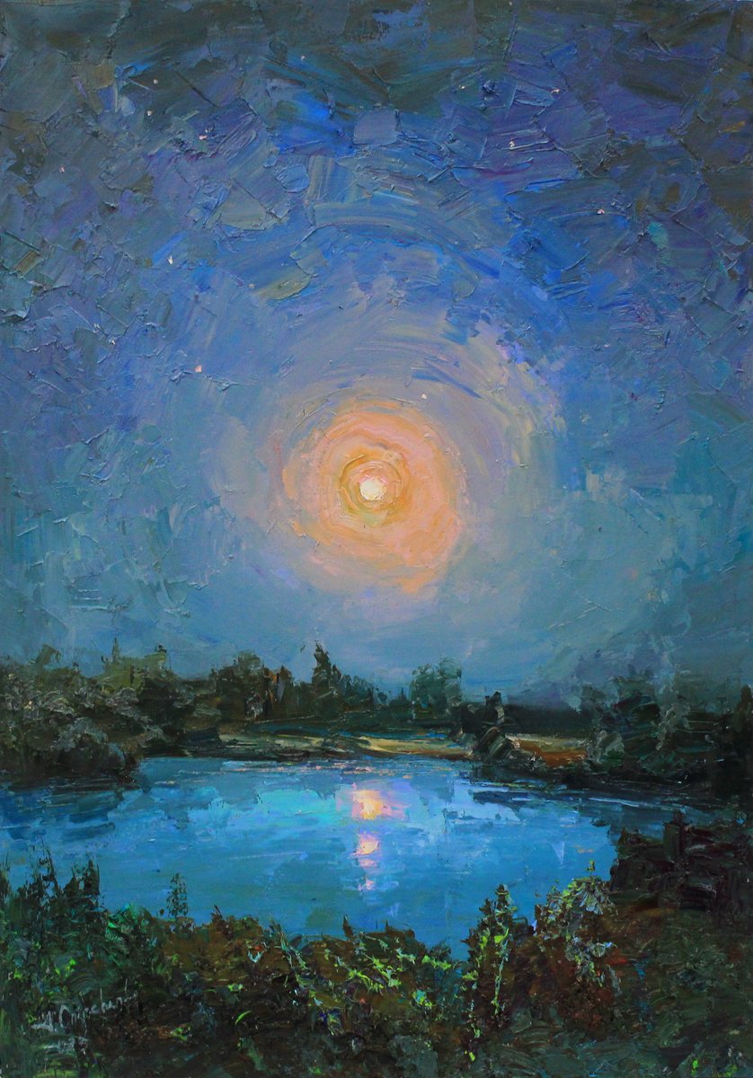 Moonrise by Alisa Onipchenko-Cherniakovska
