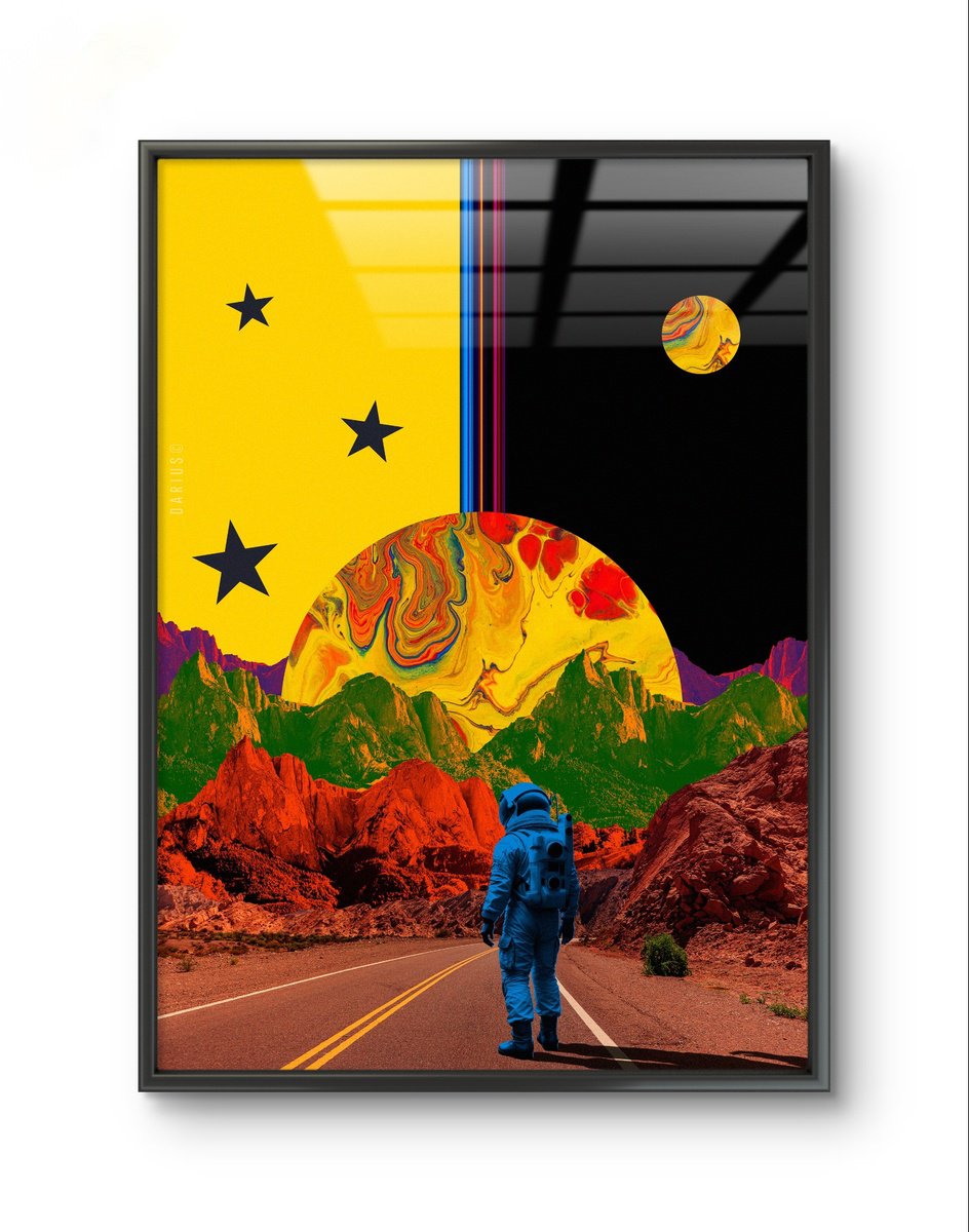Surrealistic Giclee Print , Cosmic Supernova By Darius, 12 X 18, Artwork For Sale On Artfinder