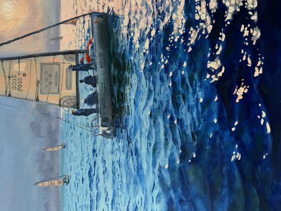 Seascape with Sailboats 50