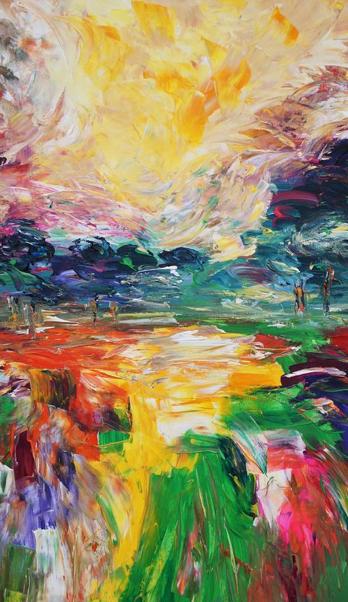 Beautiful Summer Landscape M 1 by Peter Nottrott