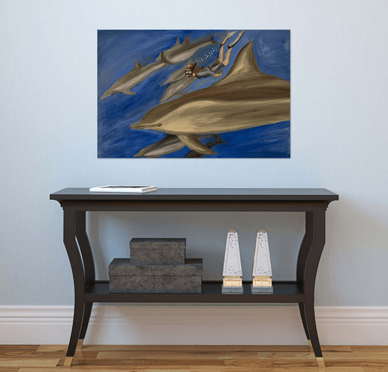 Diving in the waters of the Seychelles