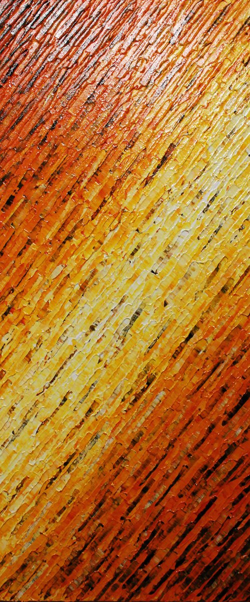 White orange knife texture by Jonathan Pradillon