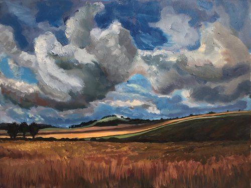 'Fife landscape near Balcarres' by Stephen Howard Harrison