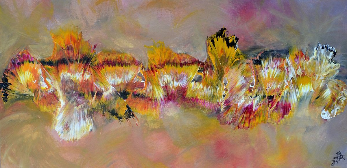  French Cancan By Isabelle Vobmann, 39 X 20, Artwork For Sale On Artfinder
