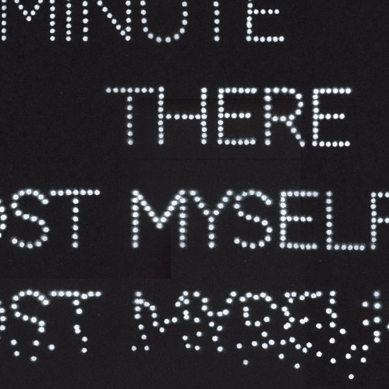 I Lost Myself (Stencil on black)
