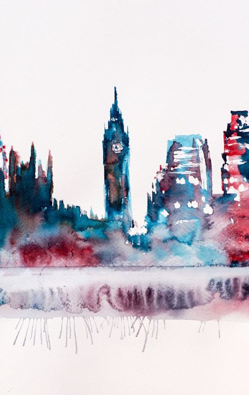 London skyline. v2 by Yulia Schuster