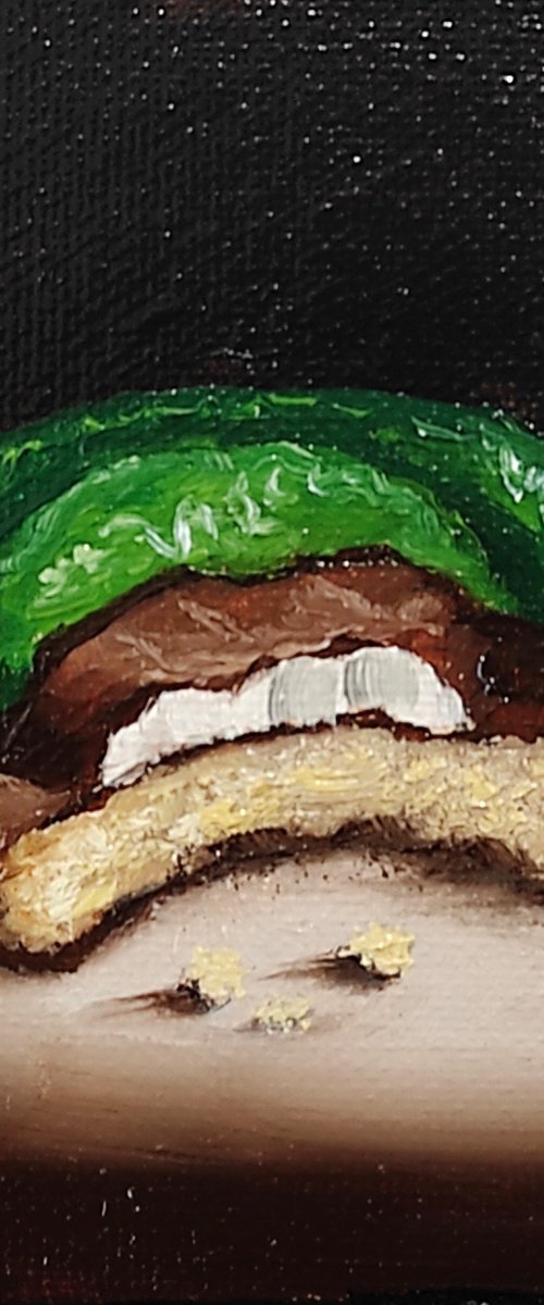 Little Viscount biscuit still life by Jane Palmer Art