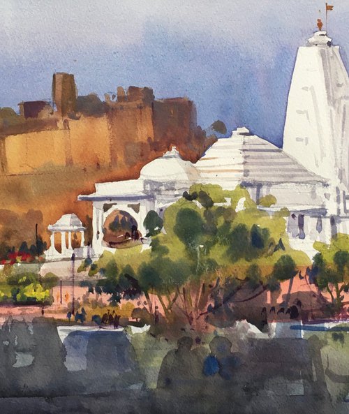 City landscape Jaipur, India by Andrii Kovalyk