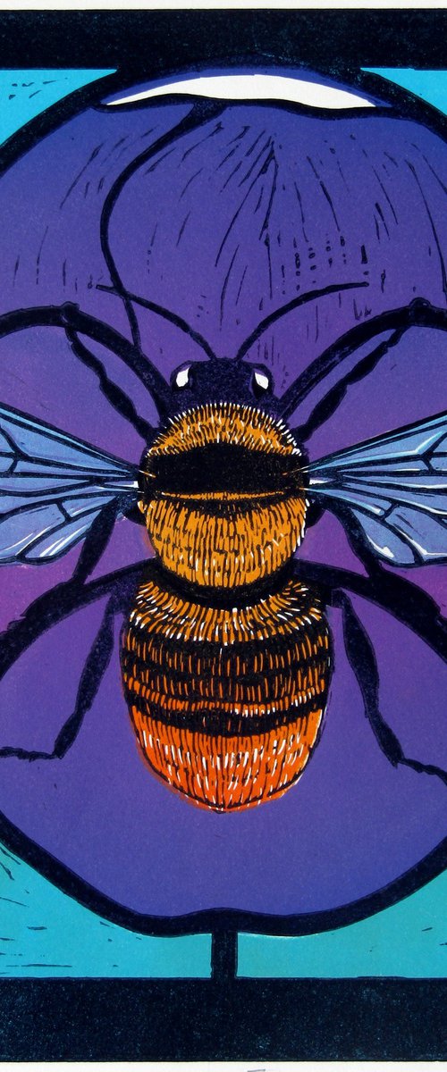 Bee Mosaic II by Rebecca Coleman