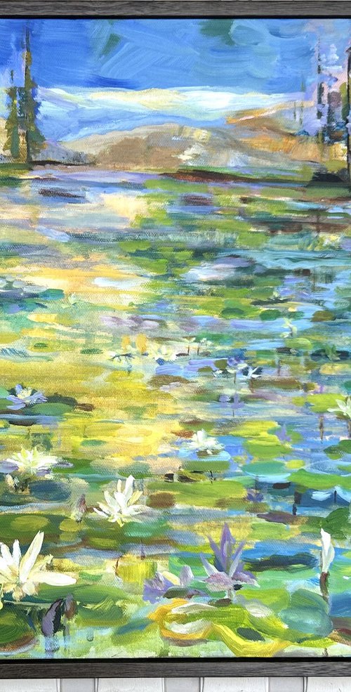 Lily Pond by Annette Wolters