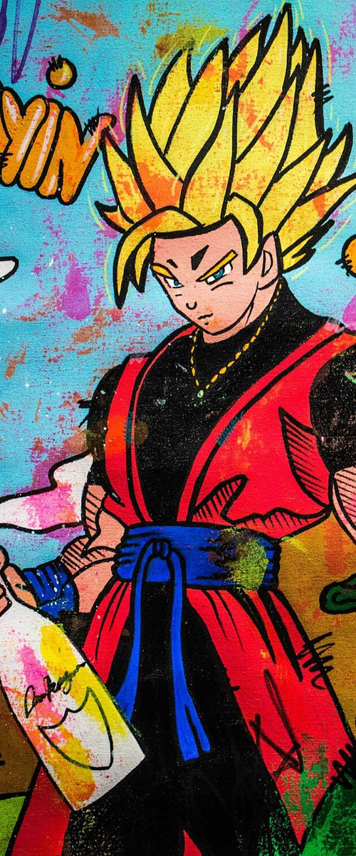 Sayayin Success ft. Goku by Carlos Pun Art