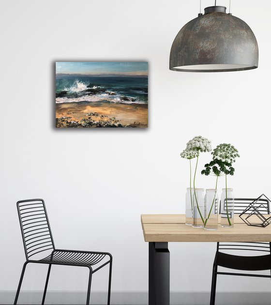 Ocean shore. Portugal