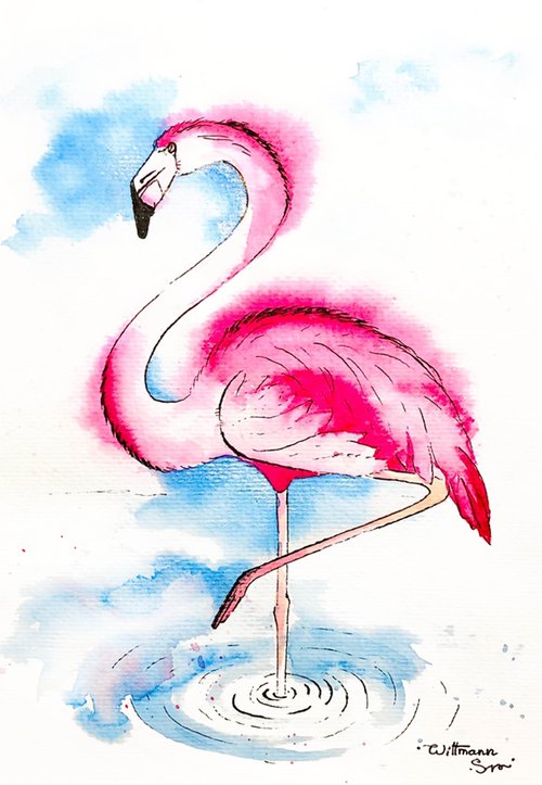 Flamingo by Svetlana Wittmann
