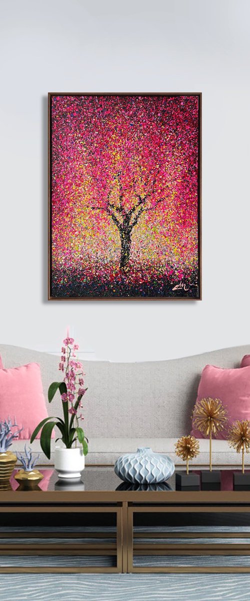Pink Serenity - framed by Nadiia Antoniuk