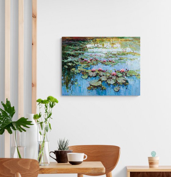 Pink Water Lilies