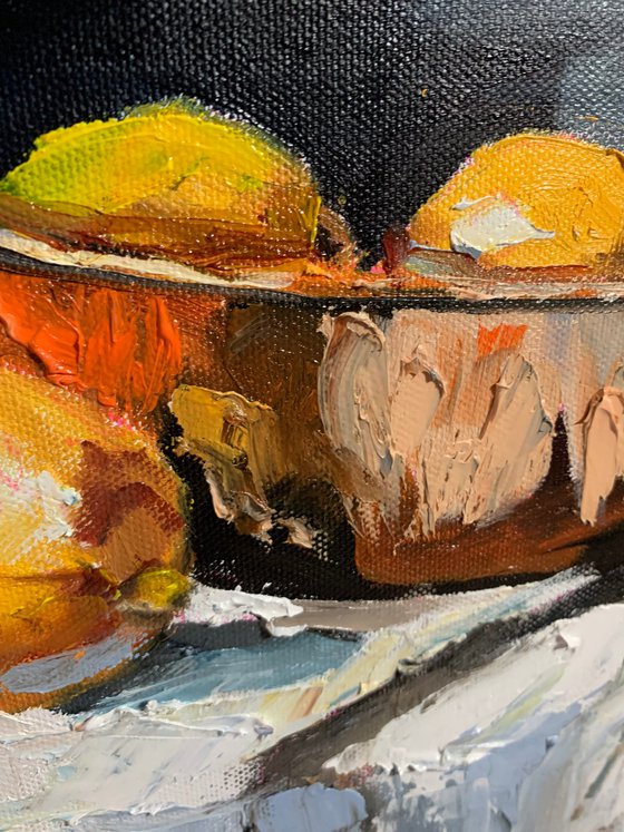 Reflections of Copper and Lemons.