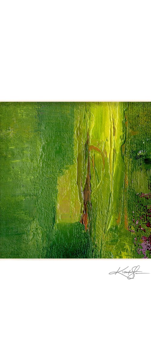Oil Abstraction 12 - Abstract painting by Kathy Morton Stanion by Kathy Morton Stanion