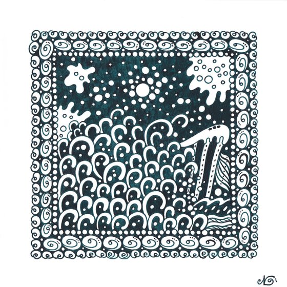 Surreal Pattern n.49 - Sea Foam