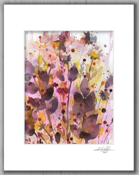 Autumn Joy 1 - Flower Painting by Kathy Morton Stanion