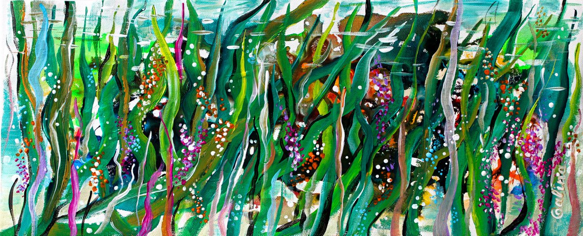 Kelp Forest By Galina Victoria, 20 X 8, Artwork For Sale On Artfinder
