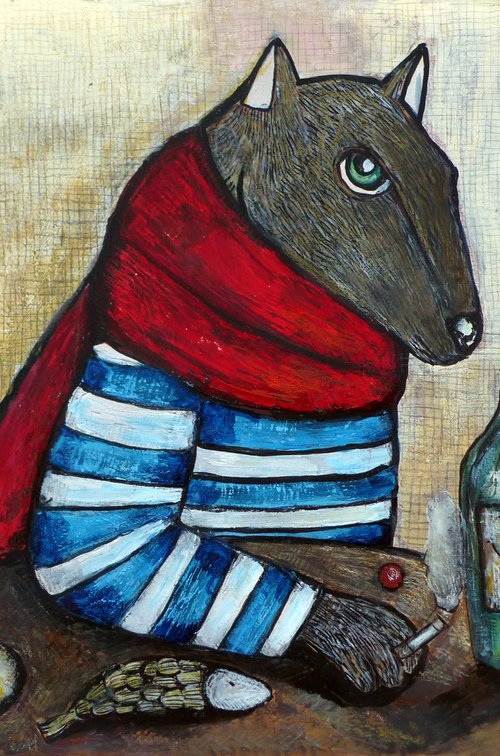 Old Sea Wolf by Elizabeth Vlasova