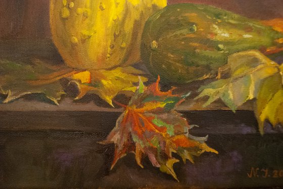 Still Life With Winter Squashes