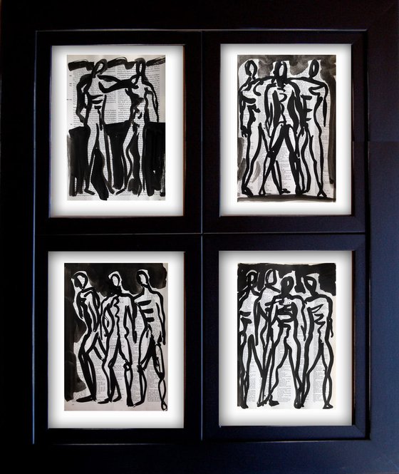 'Four Figurative Studies'