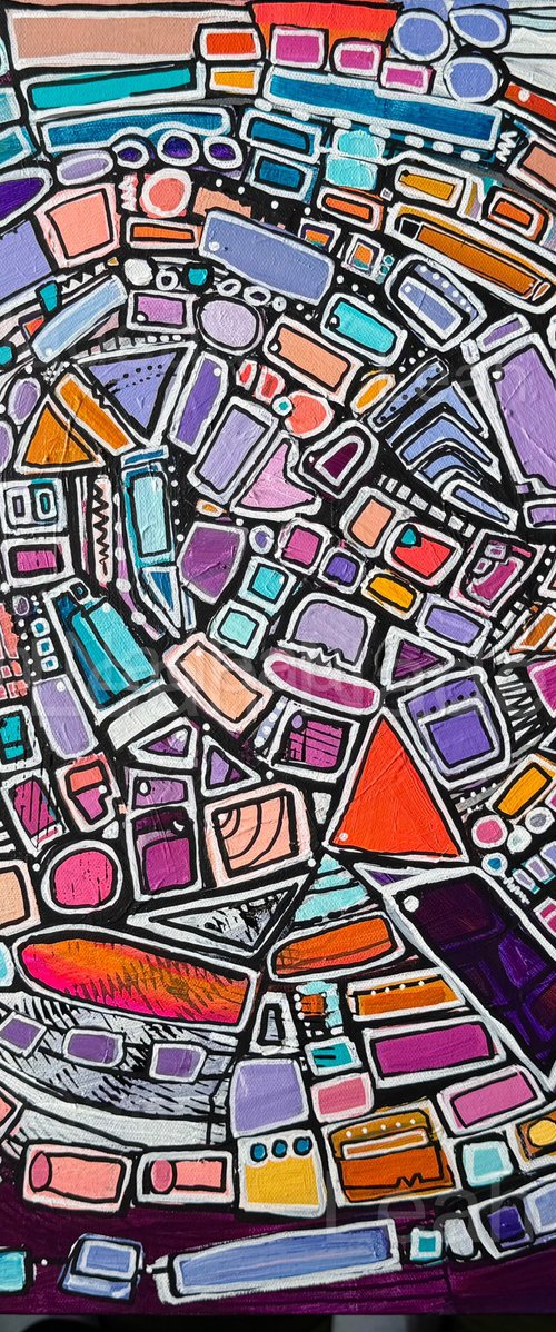 Geometric Labyrinth by Leah Nadeau