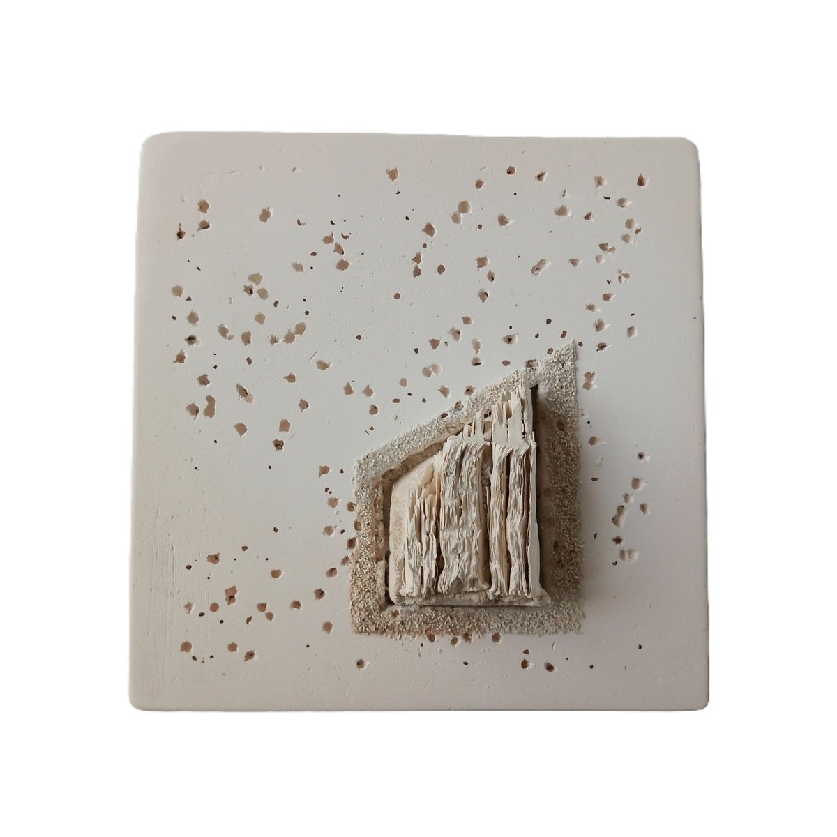 Organic Relief , White Space By Rossitza Trendafilova, 10 X 10, Artwork For Sale On Artfinder