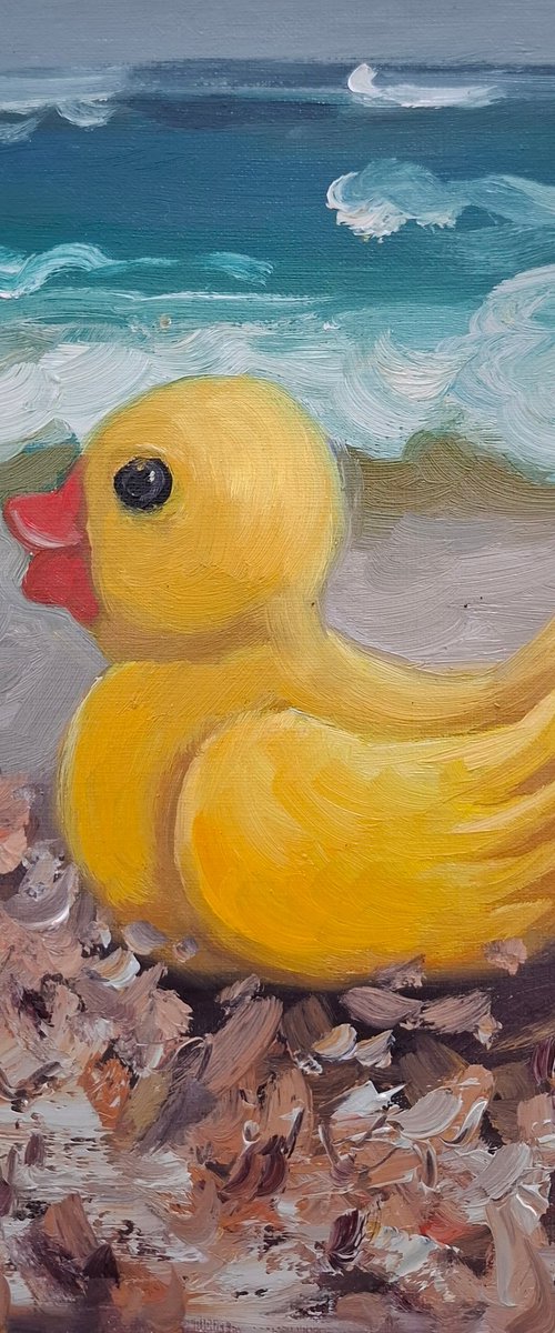 Oil painting "See Duck" by Olena Kolotova
