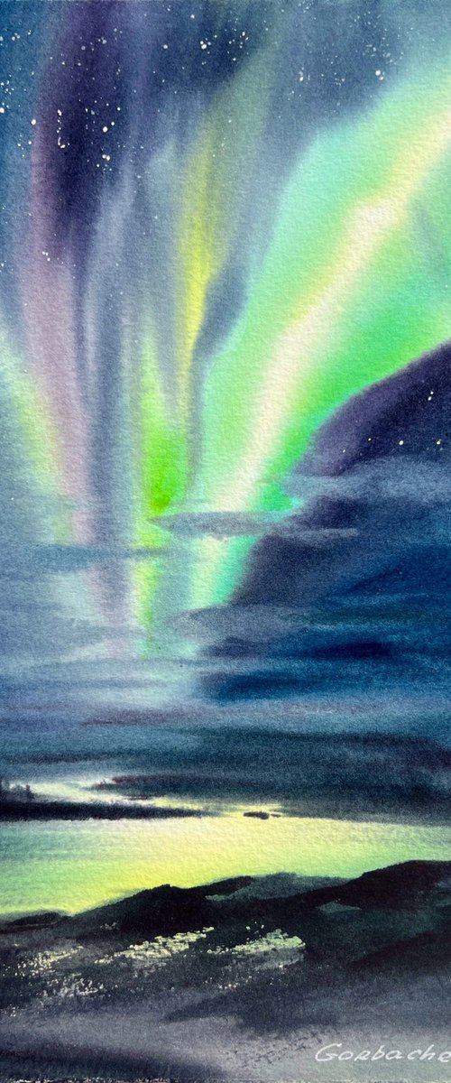 Northern lights #39 by Eugenia Gorbacheva