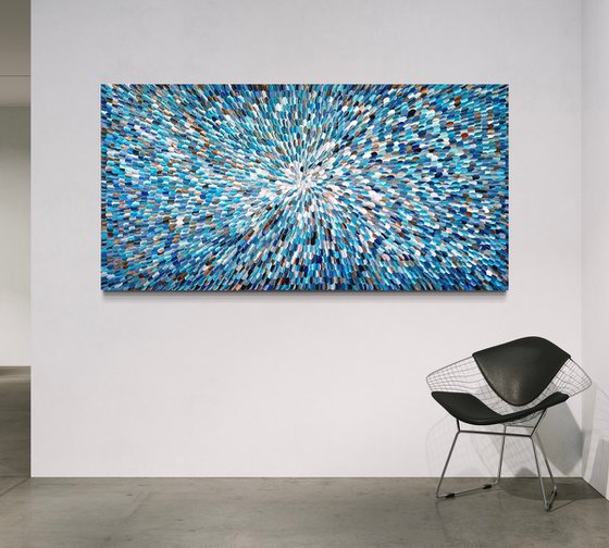 'Azure stellae' - 72x36"