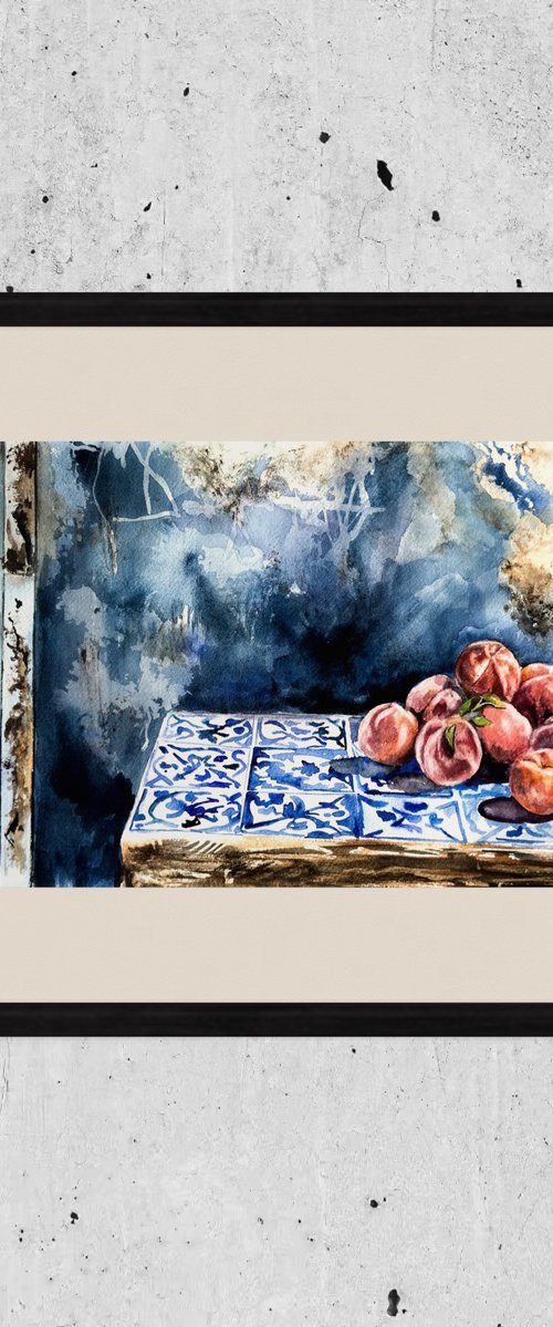 Portuguese Harvest – Peaches by Irina Kurganskaya