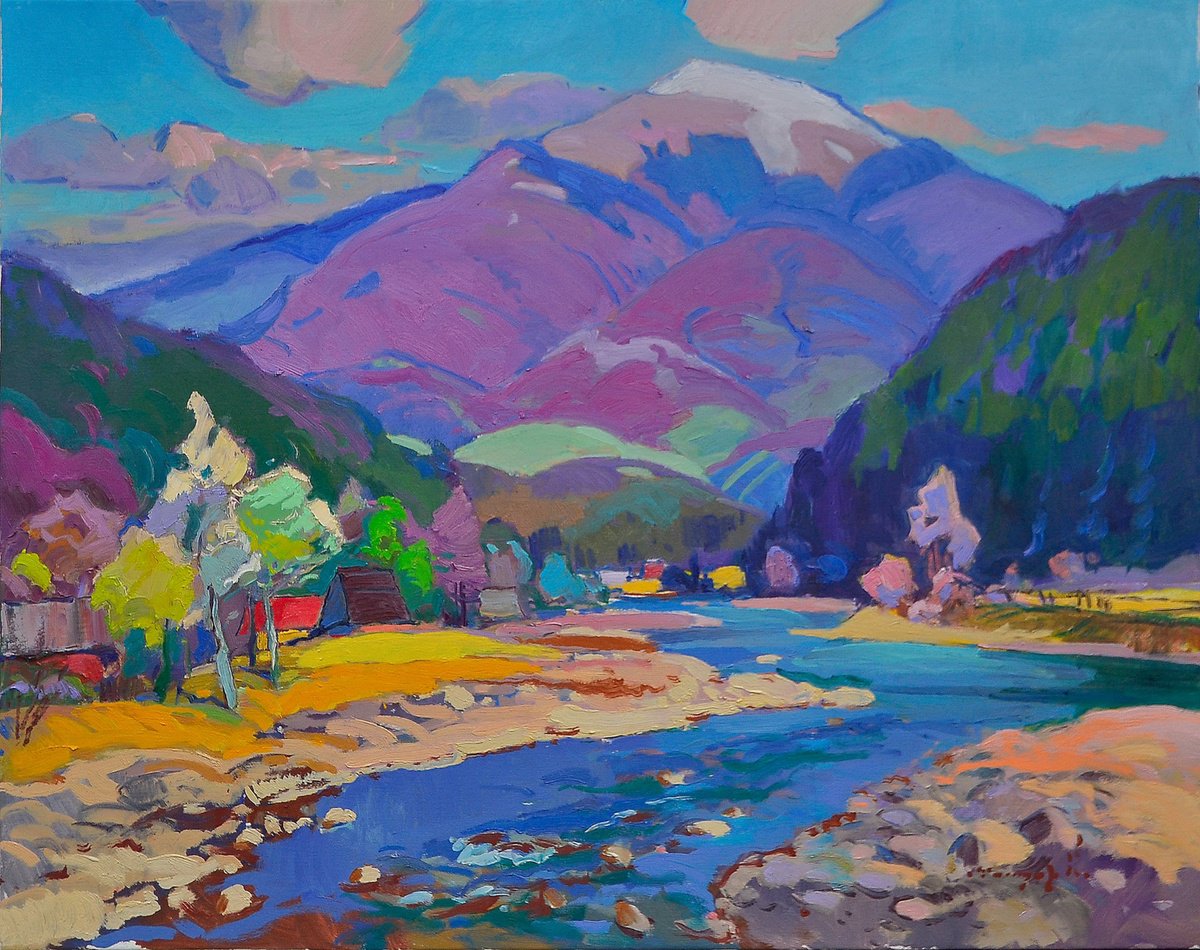 Kolochava Surroundings By Alexander Shandor, 39 X 31, Artwork For Sale On Artfinder
