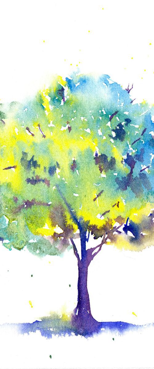 Rainbow Tree Summer by Anjana Cawdell