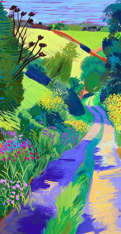 The Country Path by Alina Timoshenko