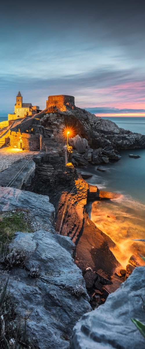 EVENING VIEW ON PORTOVENERE by Giovanni Laudicina