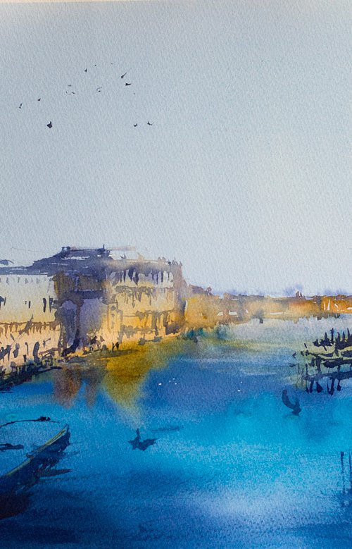 Sunset view of Grand Canal by Sasha Romm