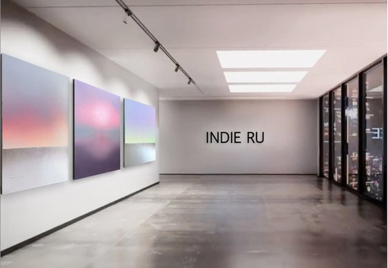 Pastel Abstract Mist Landscape