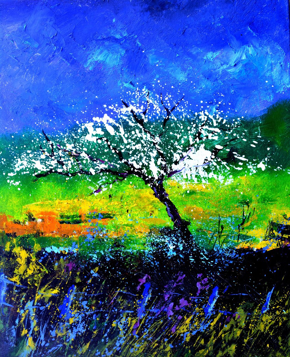 Apple tree in spring 56 by Pol Henry Ledent
