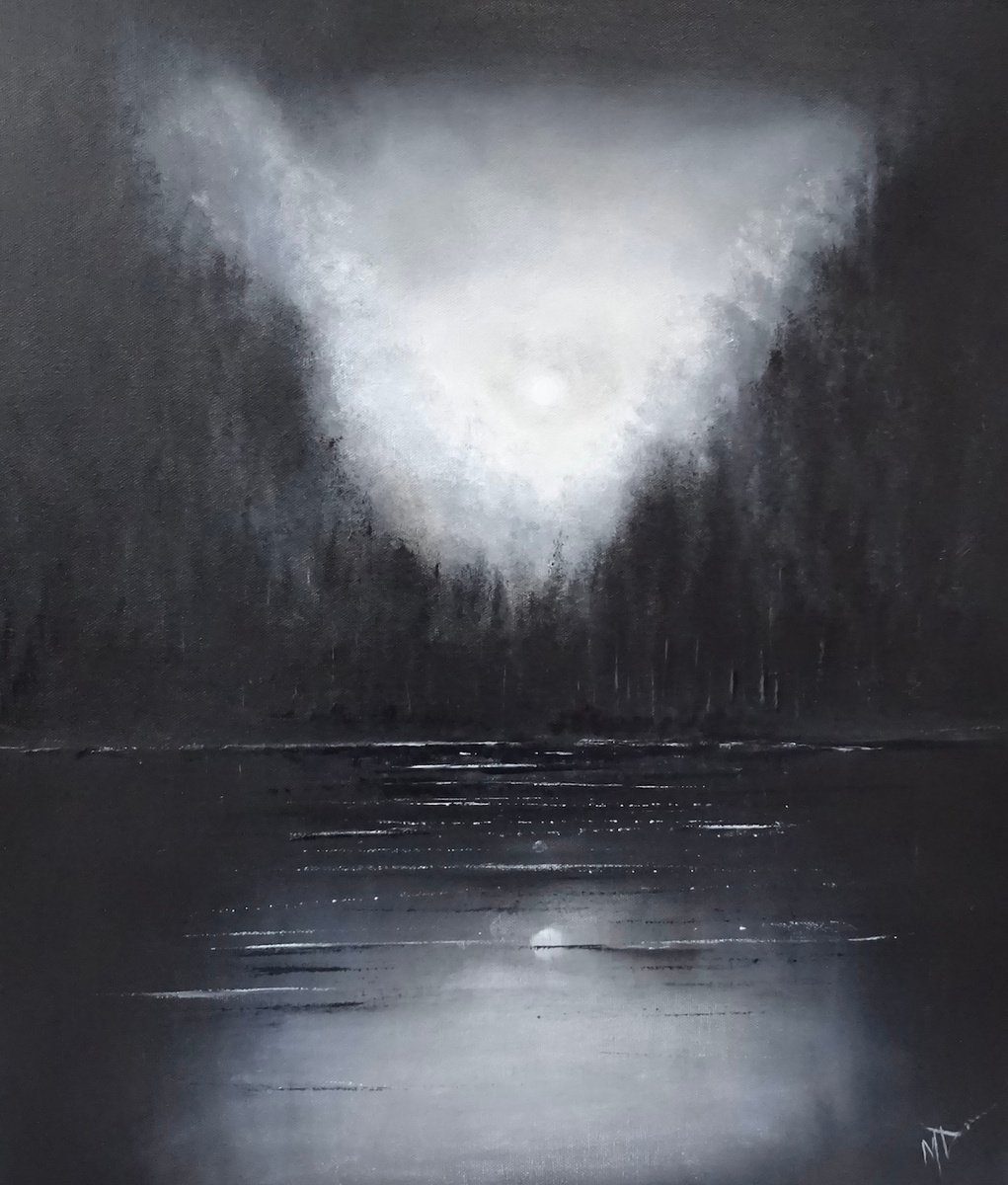 Moonlight Sonata By Mel Davies Art, 20 X 24, Artwork For Sale On Artfinder