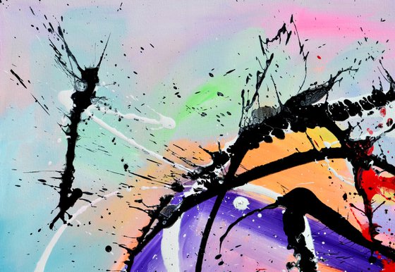 Elements - Large Colorful Abstract Painting
