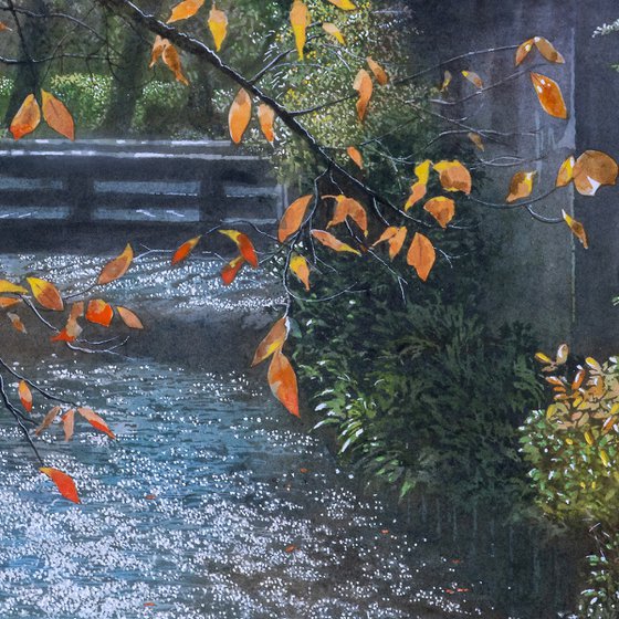 Autumn Light at Ryokan Hanaya