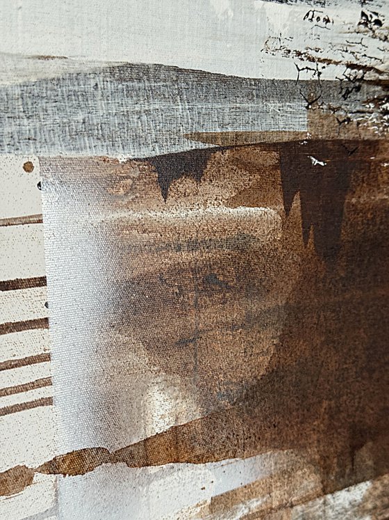 Boundaries of Color.Teal Umber Diptych