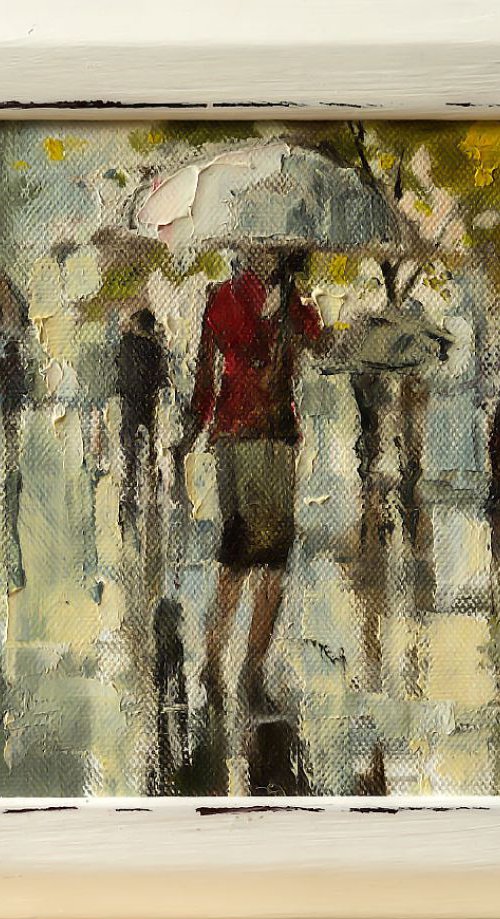 'Lady in red' by Ewa Czarniecka