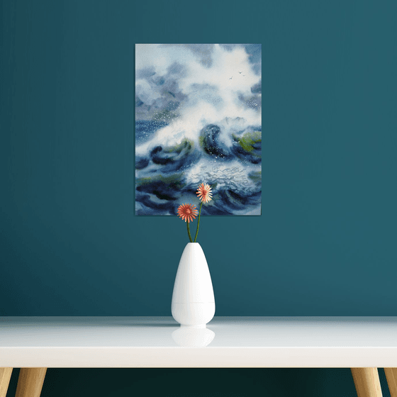 Storm sea