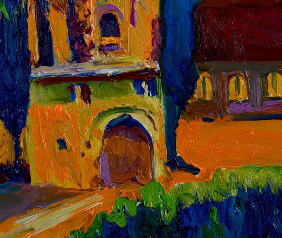 The hour of Blue, NIght Landscape