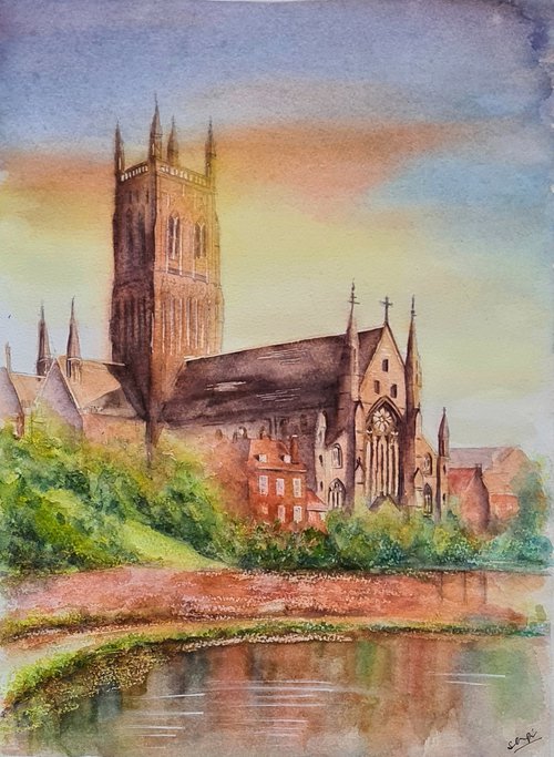 Worcester Cathedral 2 by Shilpi Sharma